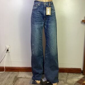 Denimist NWT Dena High-Rise Wide-Leg Jeans in Burke Sz 27